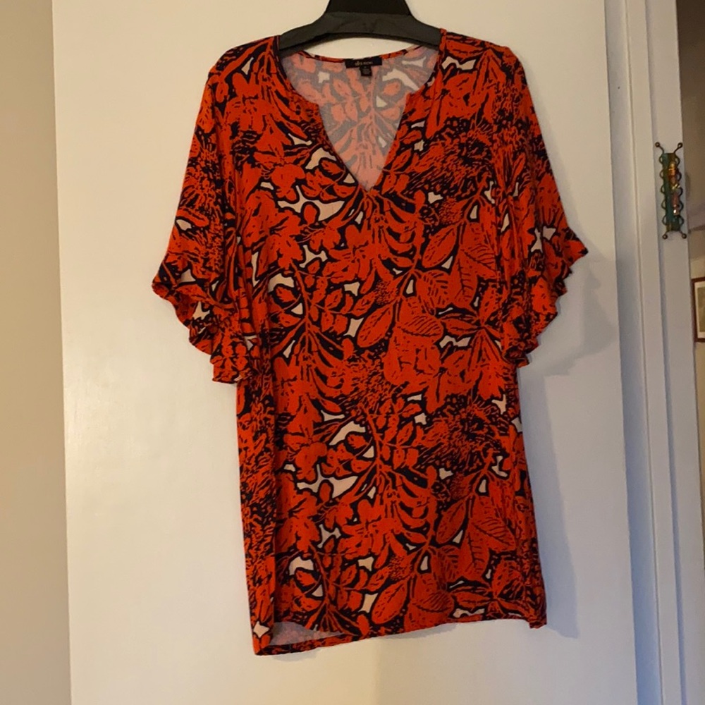 Vibrant, short Ella Moss dress. Size M.